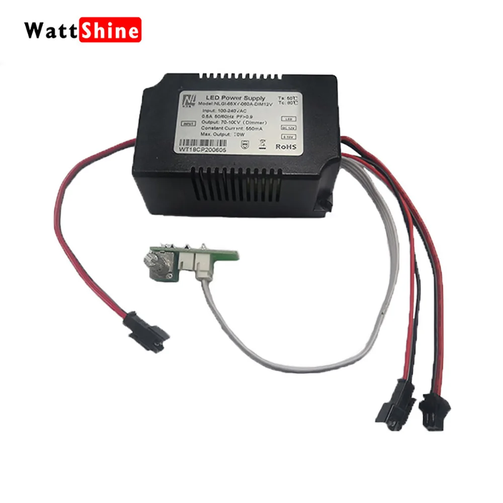 

Dimmer Switch Power Supply Dimmable Drive Power With Control Panel 100-240VAC For Wattshine MAD180 PA140S Aquarium Grow Light