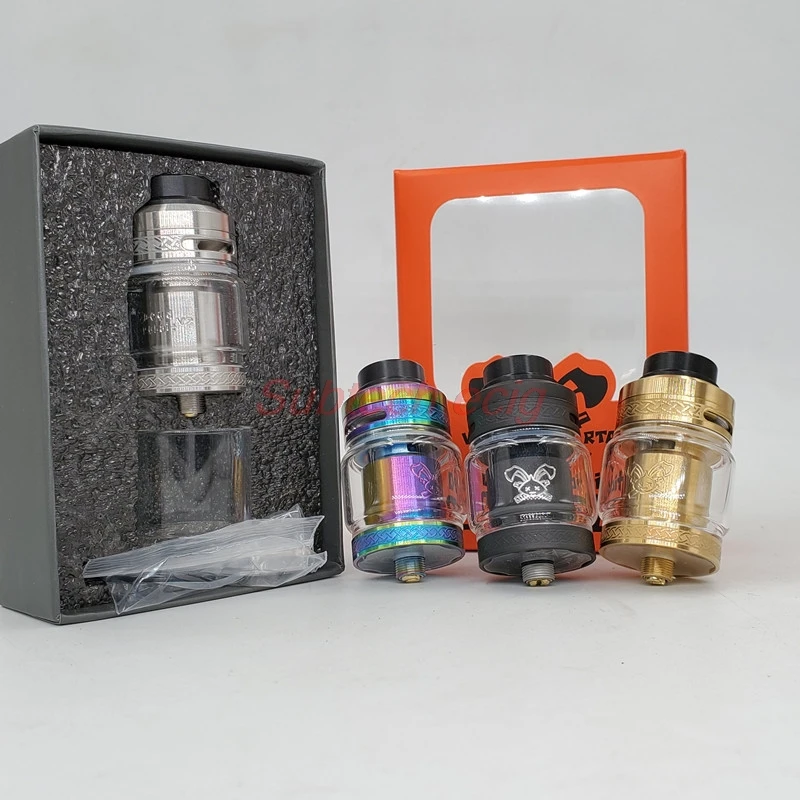 

Dead Rabbit V2 RTA 2ml 5ml Replaceable Tank with Y-type Deck Push-to-open refilling system top airflow Atomizer vs Dead Rabbit