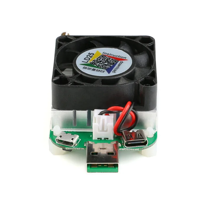 

LD25 Multifunctional USB Electronic Constant Current Load Digital Display Voltage and Current/Battery Aging Charging Line Detect