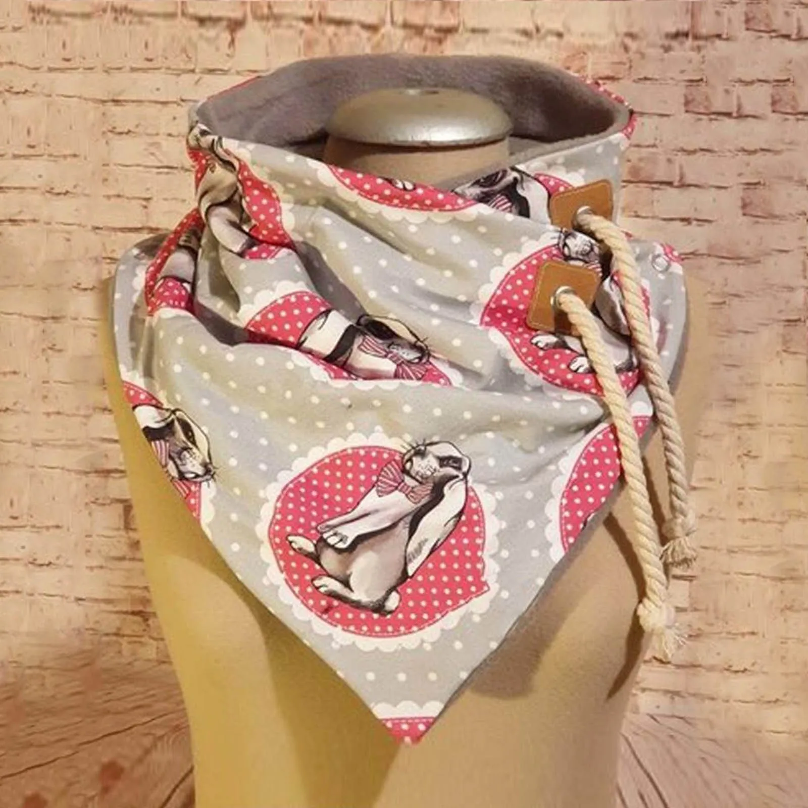

Women Scarf Shawl With Fashionable Printed Ladies Retro Female Multi-purpose Drawstring Scarves Shawls Wraps Bufanda Para Mujer