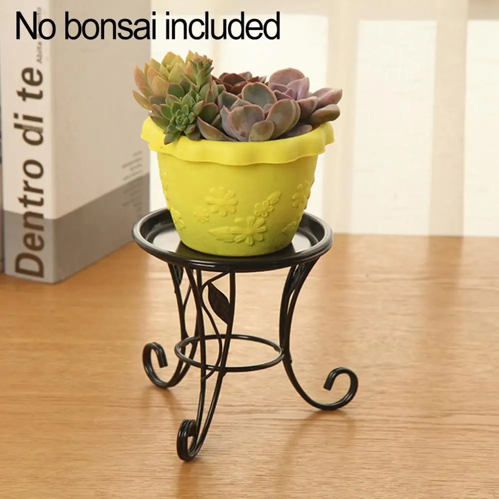 

Small Mini Metal Pot Stand Plants Stand Flower Stand Succulent Indoor Outdoor Pot Holder for Living Room Balcony Garden
