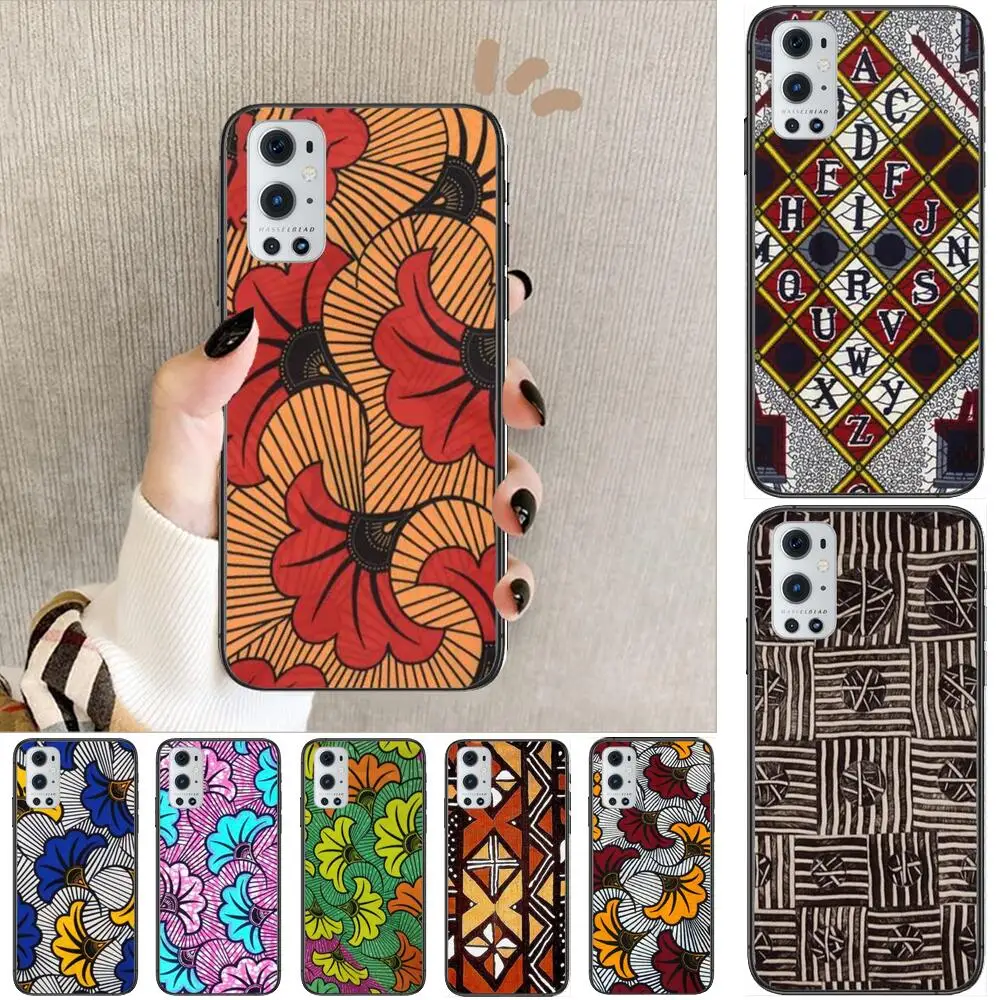 

African style fabric print For OnePlus Nord N100 N10 5G 9 8 Pro 7 7Pro Case Phone Cover For OnePlus 7 Pro 1+7T 6T 5T 3T Case