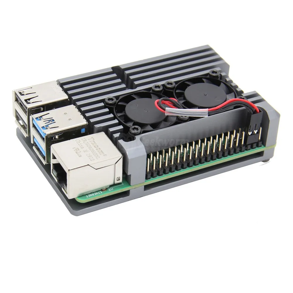 Raspberry Pi 4 Passive Cooling Case 4B Armor Aluminum Alloy Case/ Metal Enclosure Heat Dissipation for Model B | Компьютеры и офис