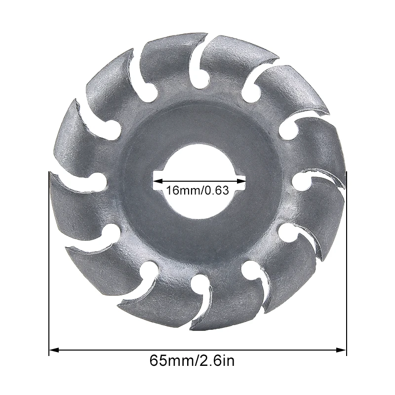 SPEEDWOW 12 Teeth Extreme Shaping Disc Round/Plane For 16mm Aperture Angle Attachment Milling Cutter Durable | Автомобили и