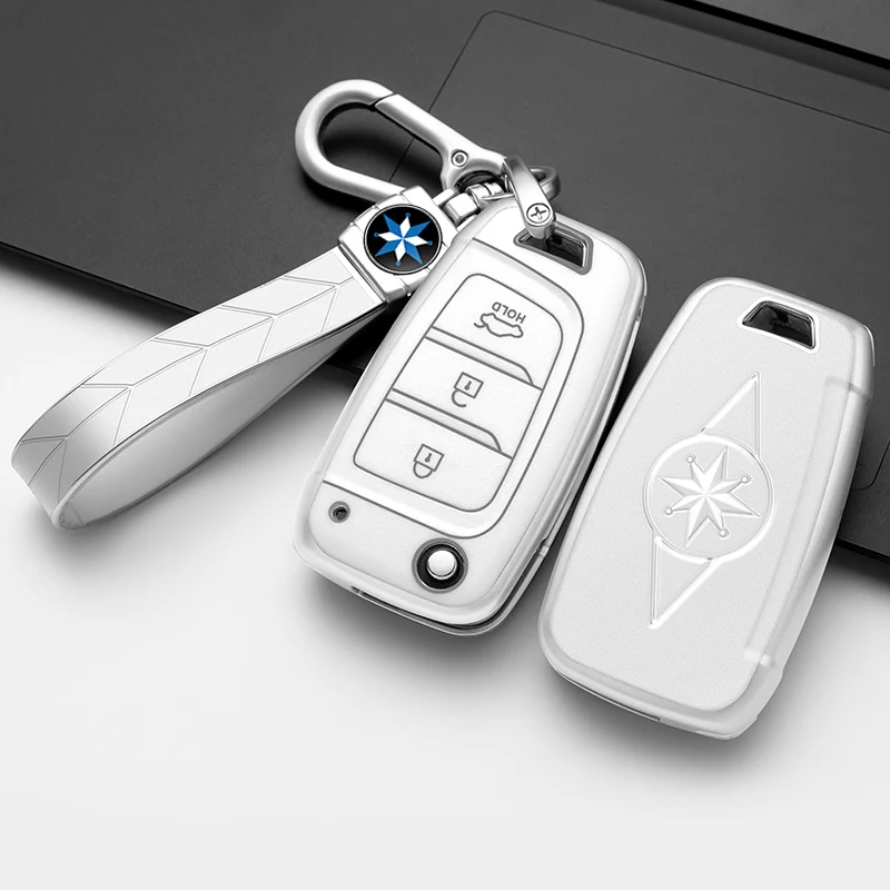 Чехол для автомобильного ключа из ТПУ Hyundai Elantra Solaris Tucson i30 i35 i40 KONA Genesis Santa Fe Azera