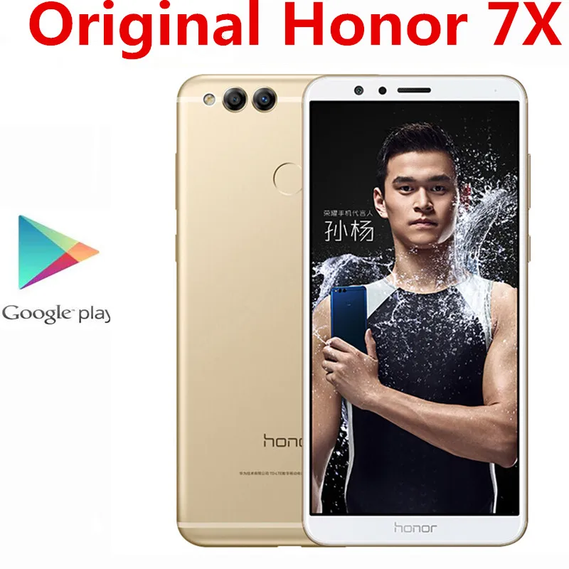 Оригинальный Honor 7X 4 аппарат не привязан к оператору сотовой связи мобильный