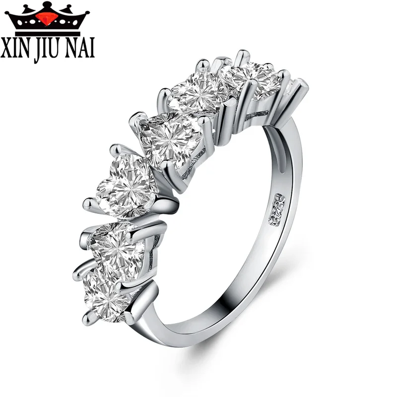 Серебряное кольцо с цирконом простое обручальное обручальные кольца цирконием