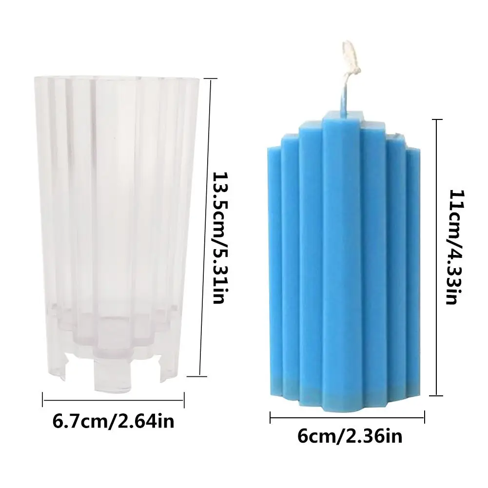 New DIY Handmade Candle Mold Trapezoidal Scented Iceberg Mould | Дом и сад