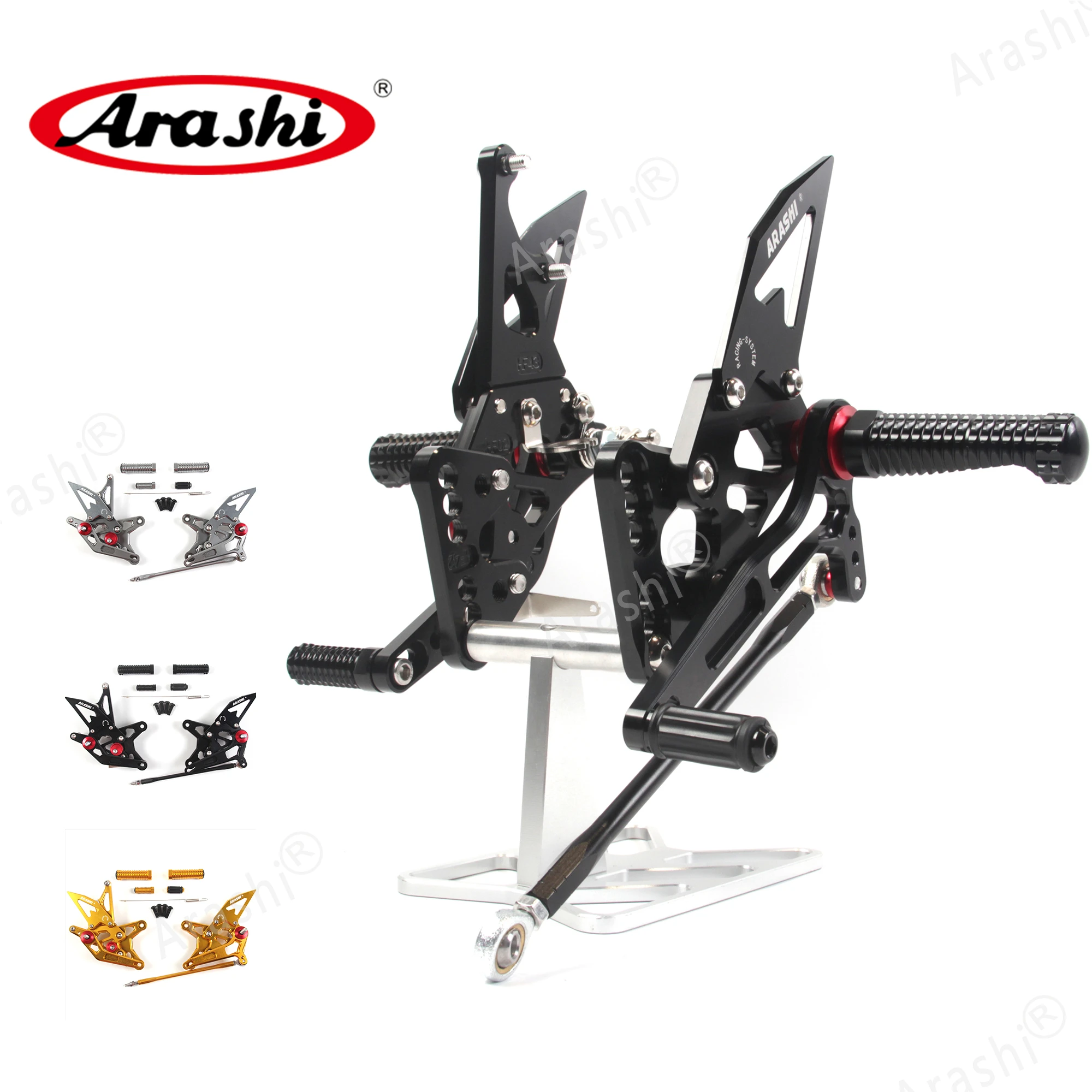 

Arashi для SUZUKI GSXR1000 2005 2006 CNC Rider, регулируемые подставки для ног, подножки, модель XR 1000 05 06