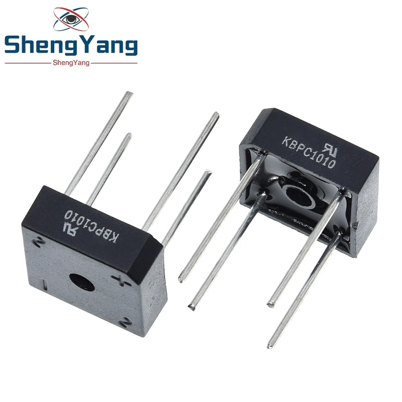 ShengYang 5pcs/lot Kbpc1010 10a 1000v Diode Bridge Rectifier Diy | Электронные компоненты и принадлежности