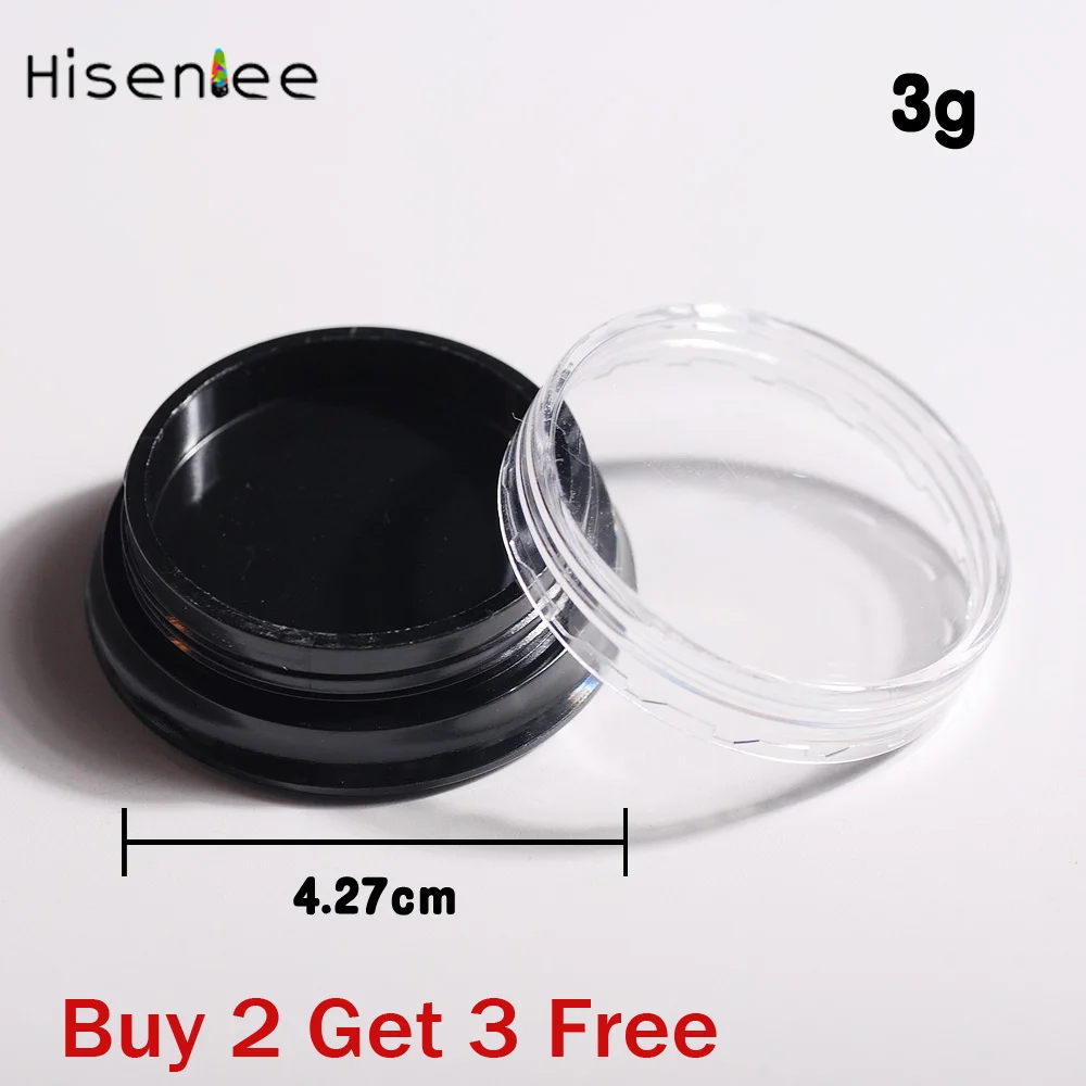 Коробка для хранения с крышкой винтов Прозрачная Черная Нижняя круглая коробка