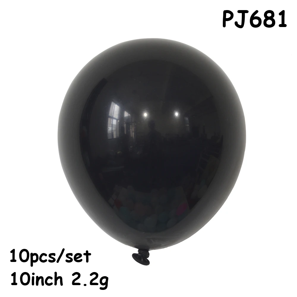 PJ681 Конфетти воздушные шары прозрачные латексные шары для украшения свадьбы с днем рождения Детские вечерние украшения - Цвет: PJ681