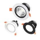 Встраиваемый светодиодный светильник с регулируемой яркостью s AC85-265V, 3 Вт, 5 Вт, 7 Вт, 9 Вт, 12 Вт, 15 Вт, светодиодный светильник, потолочный Точечный светильник для спальни, внутреннего освещения