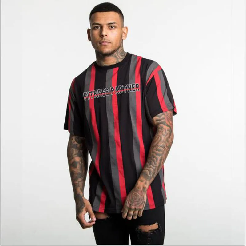 

2019 New Bodybuilding Clothing O neck Short sleeve Men's T Shirt Men Fashion European size Tshirts Casual For Male T-shirt tops