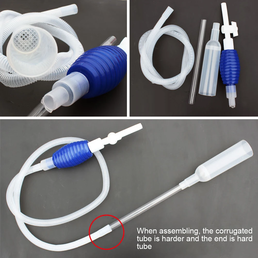 

Fish Tank Aquarium Clear Tool Vacuum Water Change Changer Cleaner Fish Tank Siphon Pump Manual Aquarium Filter Cleaning Tools