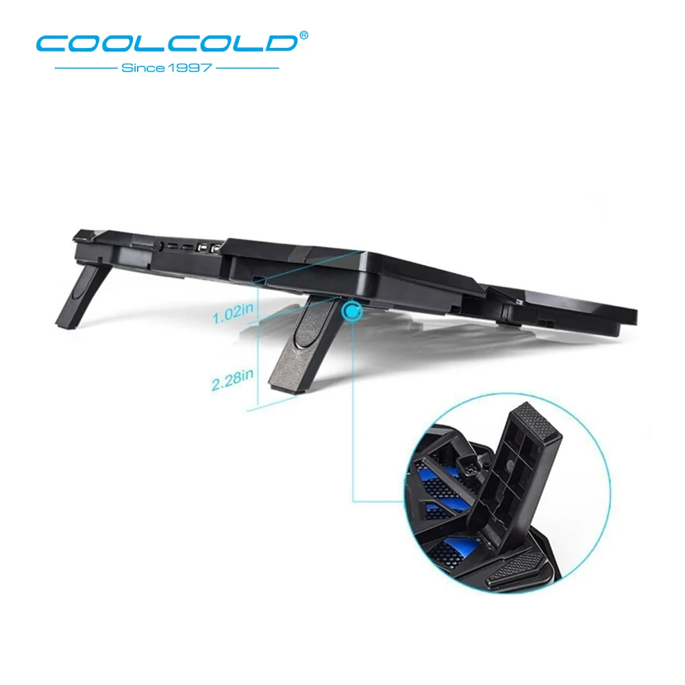 четыре вентилятора для ноут