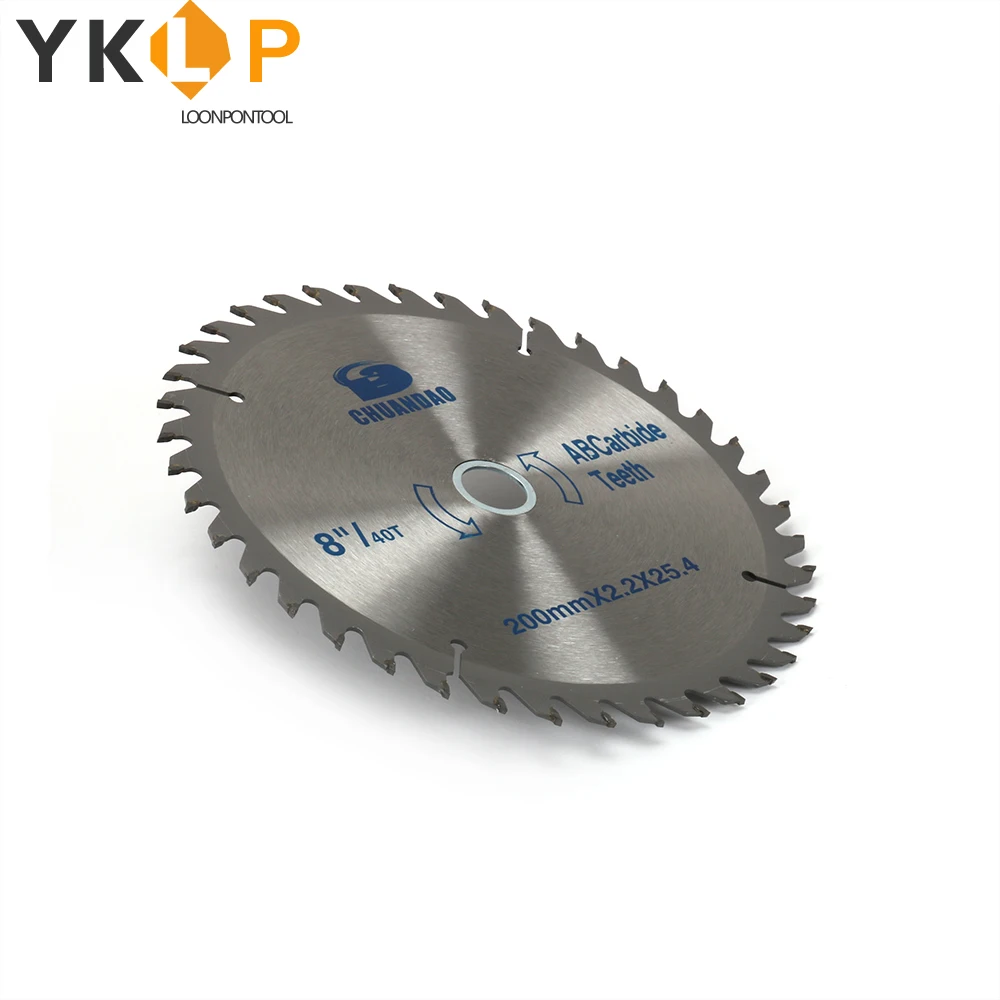 Диск твердосплавный для циркулярной пилы 8 дюймов 200 мм отверстие 25 4/30 резки