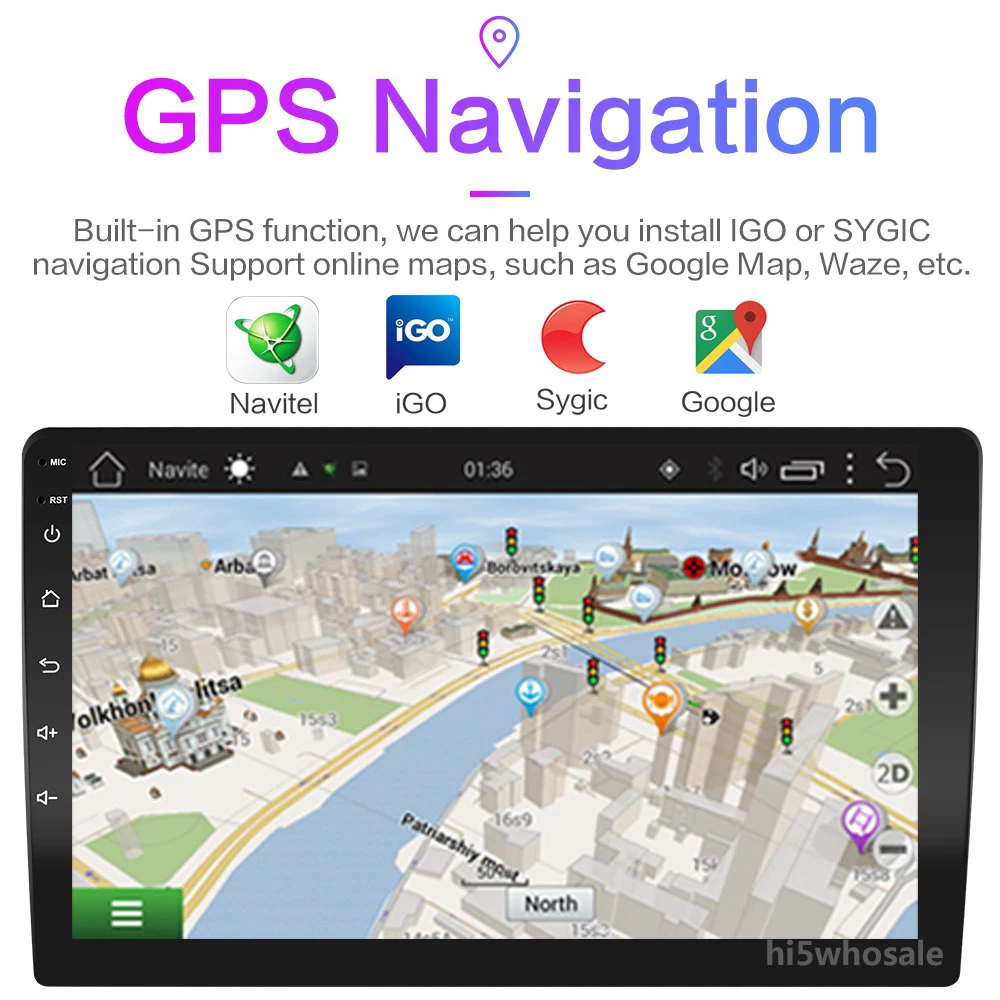Автомобильный радиоприемник Android 10 1 GO мультимедийный плеер навигация GPS для Hyundai