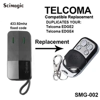 433mhz telcoma edge 2 edge 4 garage door remote control wireless remote transmitter for access control commands