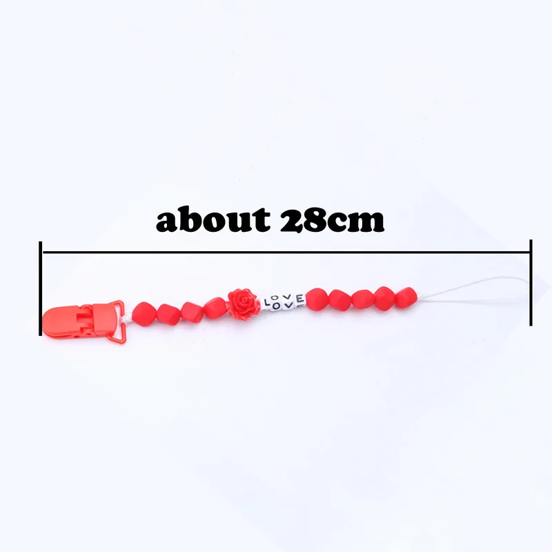 Детская пустышка на цепочке с прищепкой зажим цветным принтом Соска силиконов