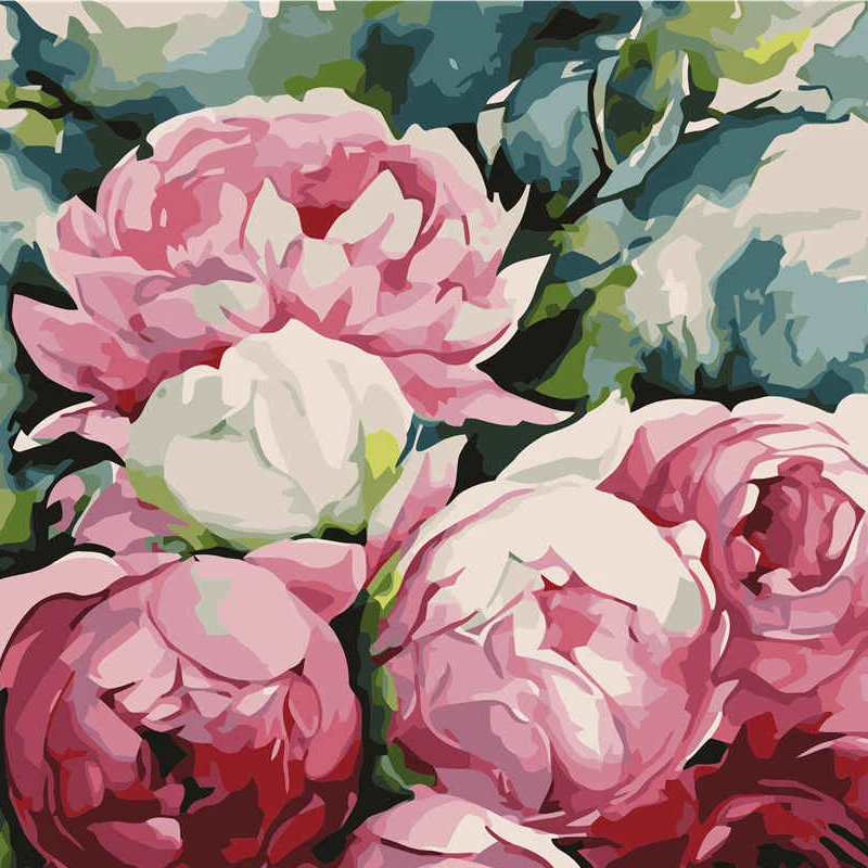 

Oil Painting Series Cushion Cover Classical Vintage Flowers Elegant Home Decoration Accessories Sofa Bed Cushion Cover 45x45cm