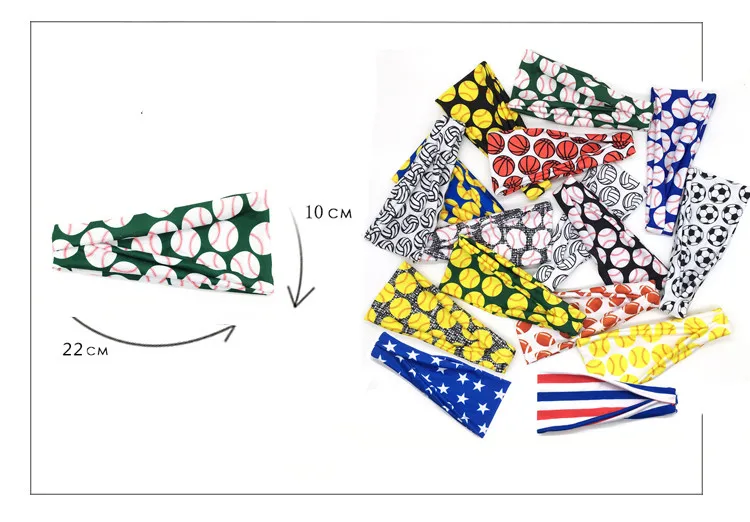 Повязка на голову с супермягким мячом для спорта женские аксессуары волос йоги