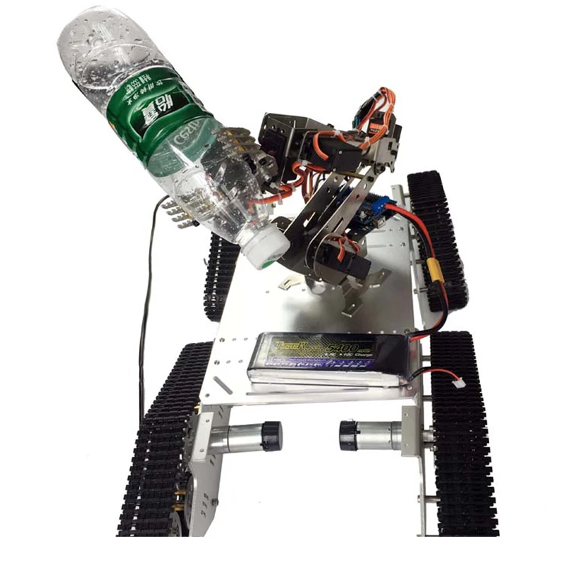 Беспроводной робот-рычаг 7DOF с Wi-Fi управлением полностью металлический захватом +