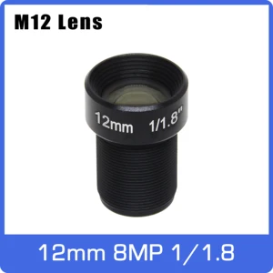 Объектив 8 мегапикселей 4K фиксированный 111 дюйма 12 мм без искажений F2.0 для IP-Камеры видеонаблюдения SONY 226178334 Бесплатная доставка