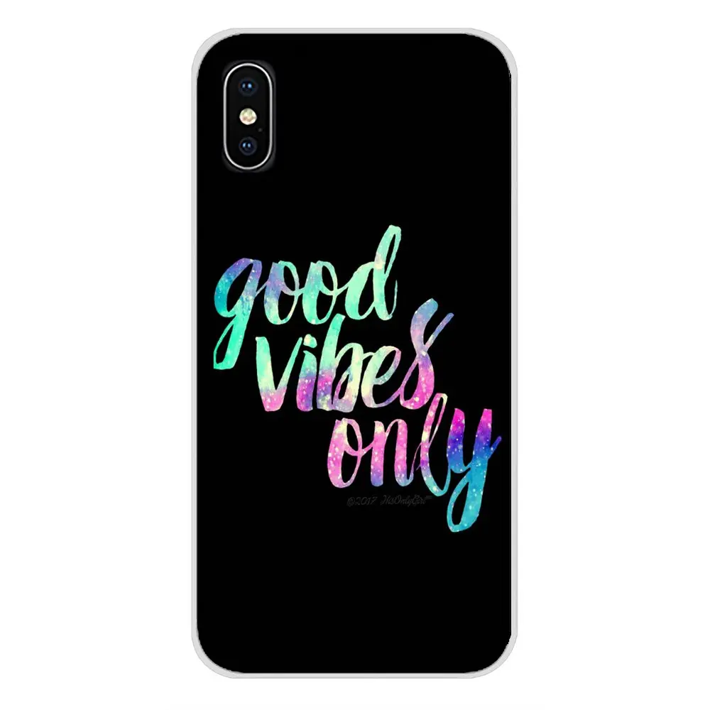 Пословица фраза девиз Good Vibes Только для Samsung Galaxy A3 A5 A7 A9 A8 Star A6 Plus 2018 2015 2016 2017 |