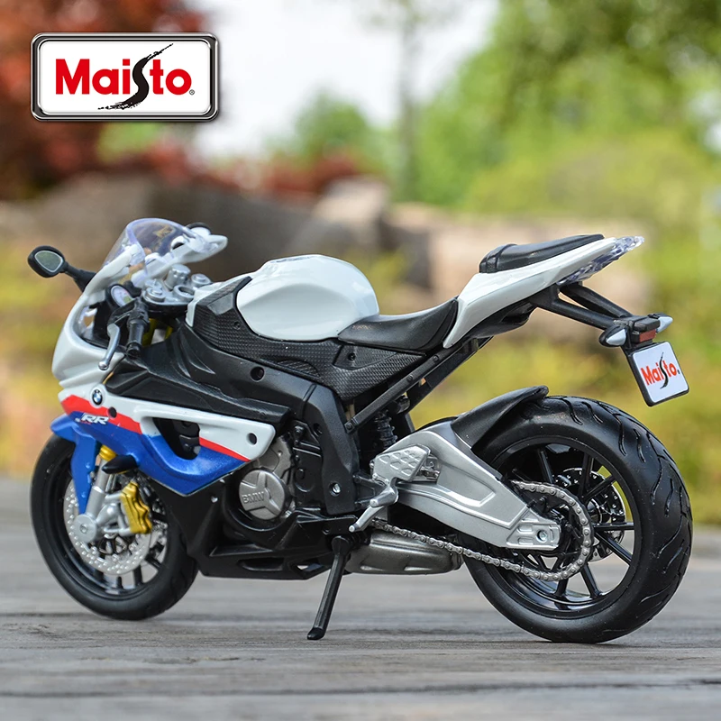 

Maisto 1:12 BMW S1000 RR Motorcycles Assembled Building Car Die-Cast Toy Collection Kids Toy