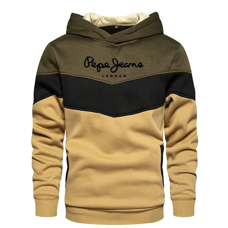 

2021 New Men's Sportswear Fashion High-quality Clothing Tide Brand Men's Hot-selling Fashion Hooded Jacket Casual Sportswear