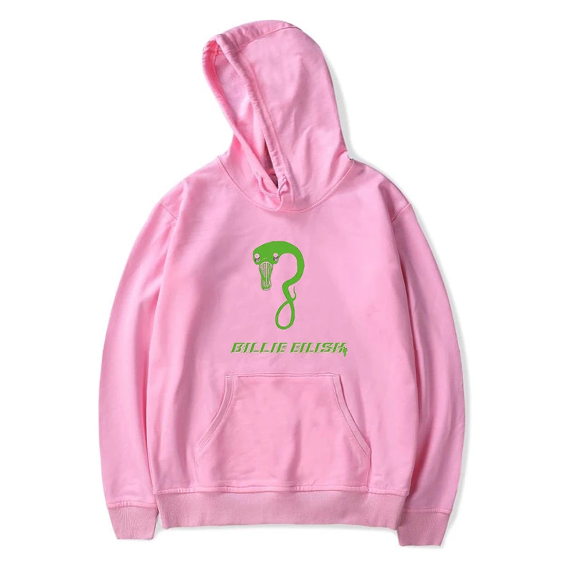 Для девочек-розовый цвет раздел-толстовки и Billie Eilish толстовки женщин/Для мужчин с