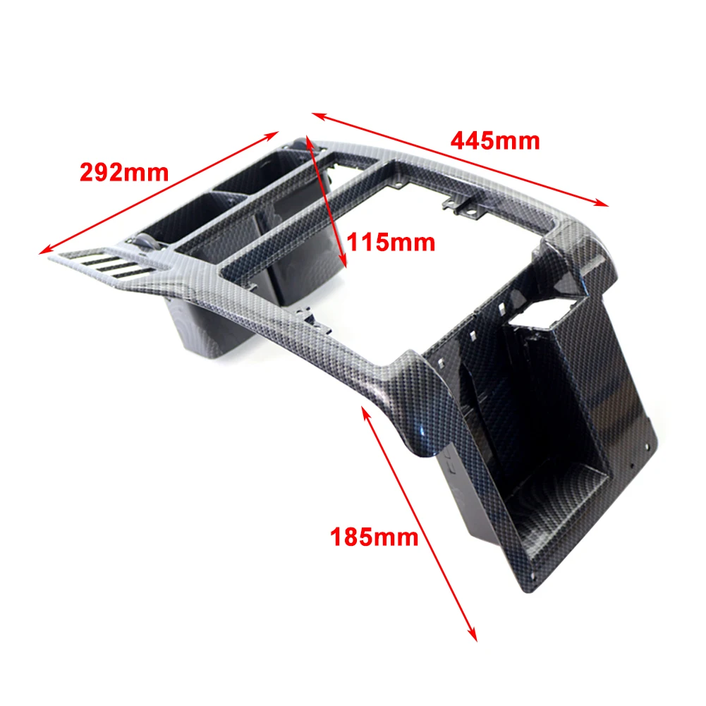 Углеродное волокно ABS внутренняя центральная консоль автомобиля вентиляционная