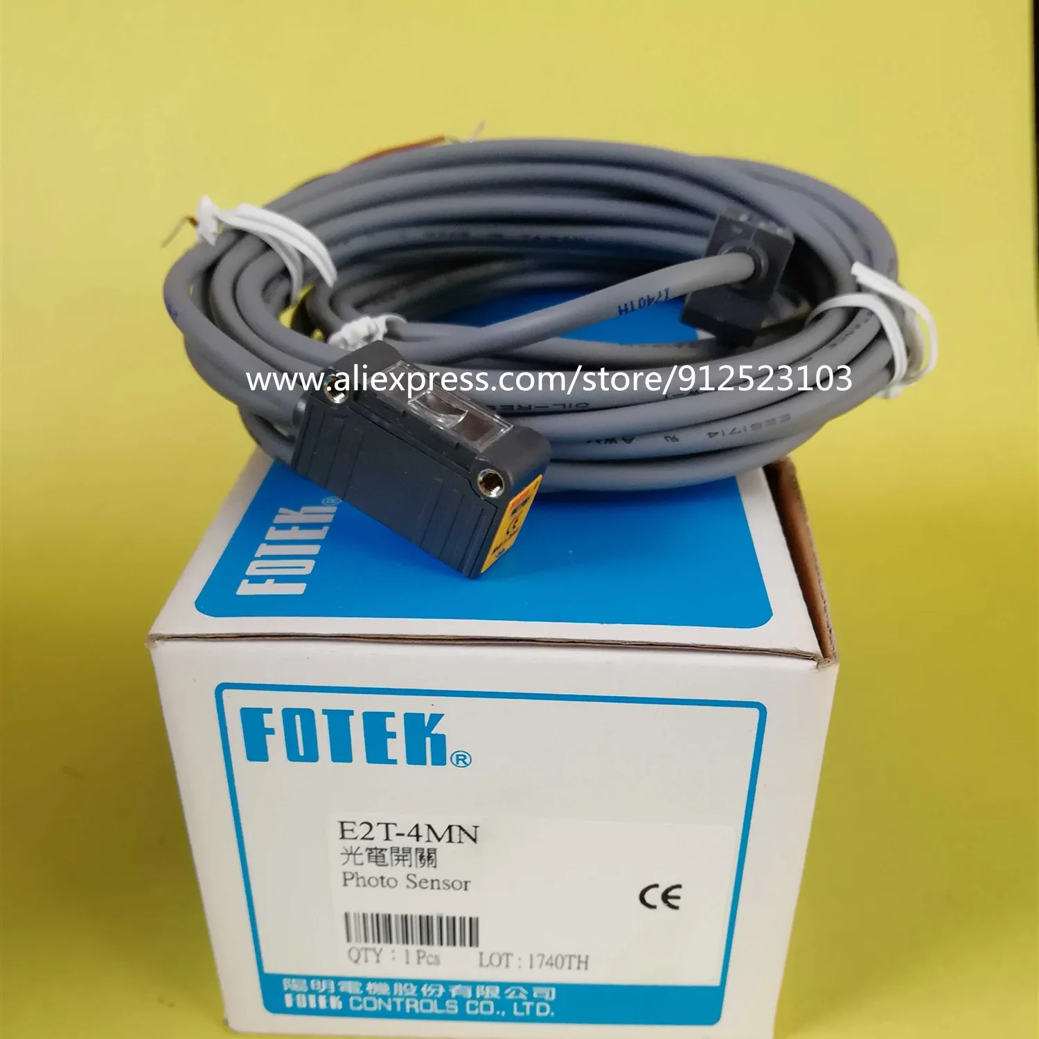 

E2T-4MN Original & New FOTEK Photoelectric Switch Sensor Warranty For One Year