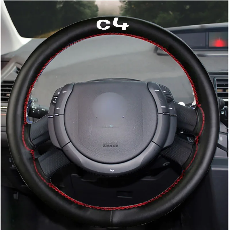 

Аксессуары для интерьера Citroen C4, черный, из натуральной кожи, ручная работа, аксессуары для автомобиля