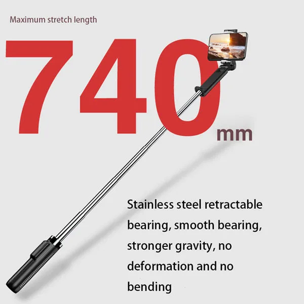 Профессиональная селфи палка со встроенным штативом для телефона с беспроводным
