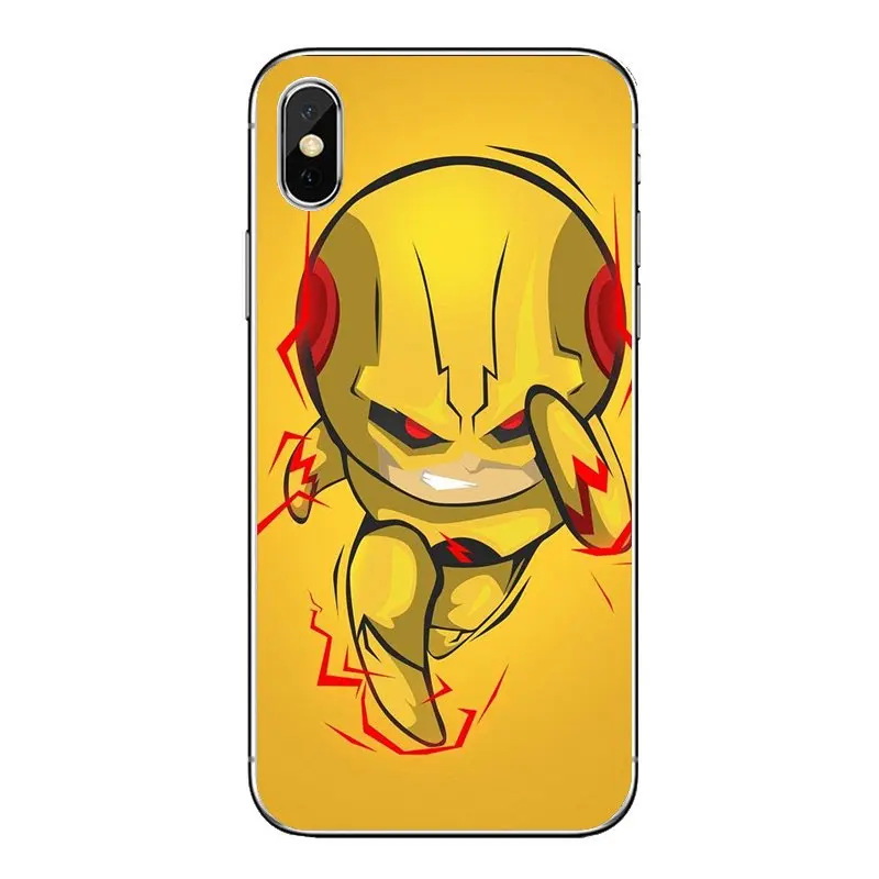 Прозрачный мягкий чехол сумка комиксов коллажей с эмблемой флэш для samsung Galaxy A5 A6 A7