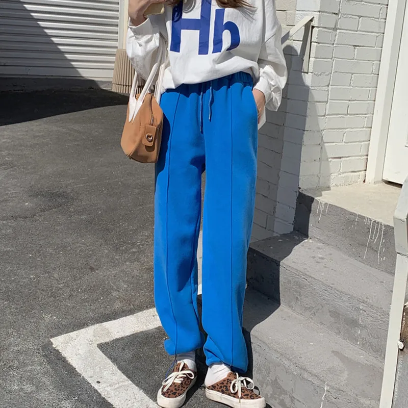 

Брюки Alien Kitty женские с завышенной талией, Модные Повседневные Классические штаны в Корейском стиле, осень 2021