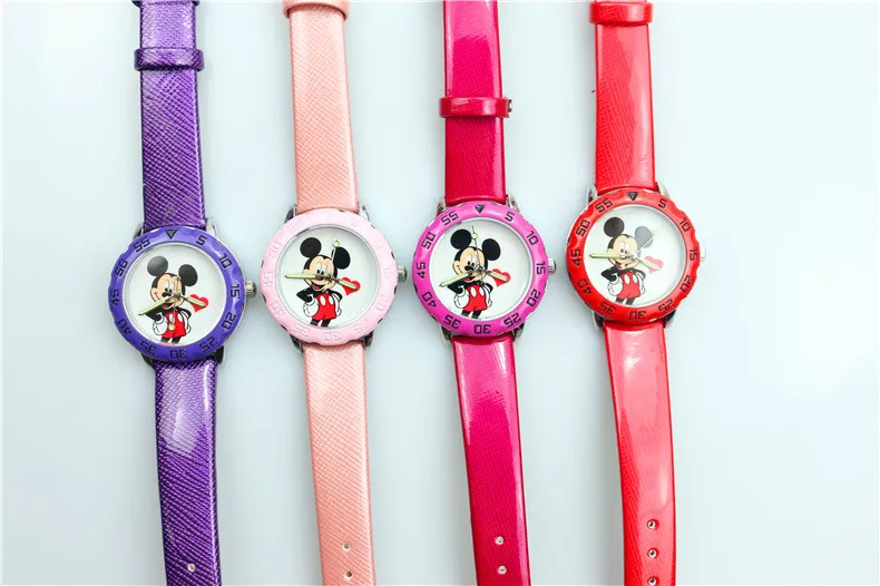 Disney Mickey children's digital watch cartoon love Mouse pointer with luminous Quartz wristwatches birthday gifts | Наручные часы