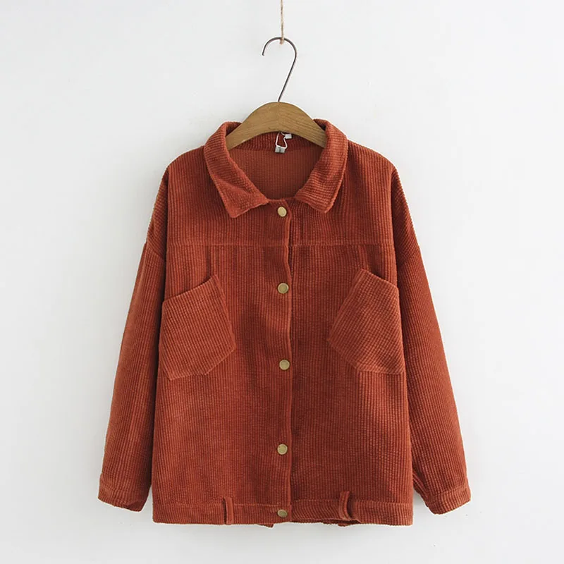 Плюс размер 4XL шикарная уличная пуговица карман вельветовые куртки пальто для