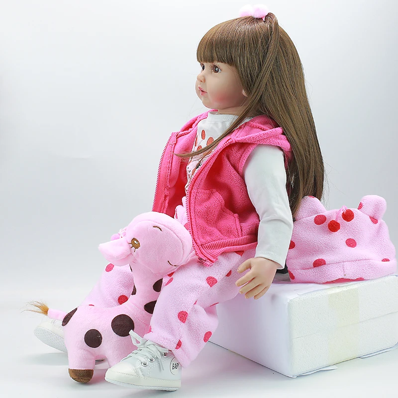 Детские волосы 60 см реалистичные детские с лучшими подарками на день рождения