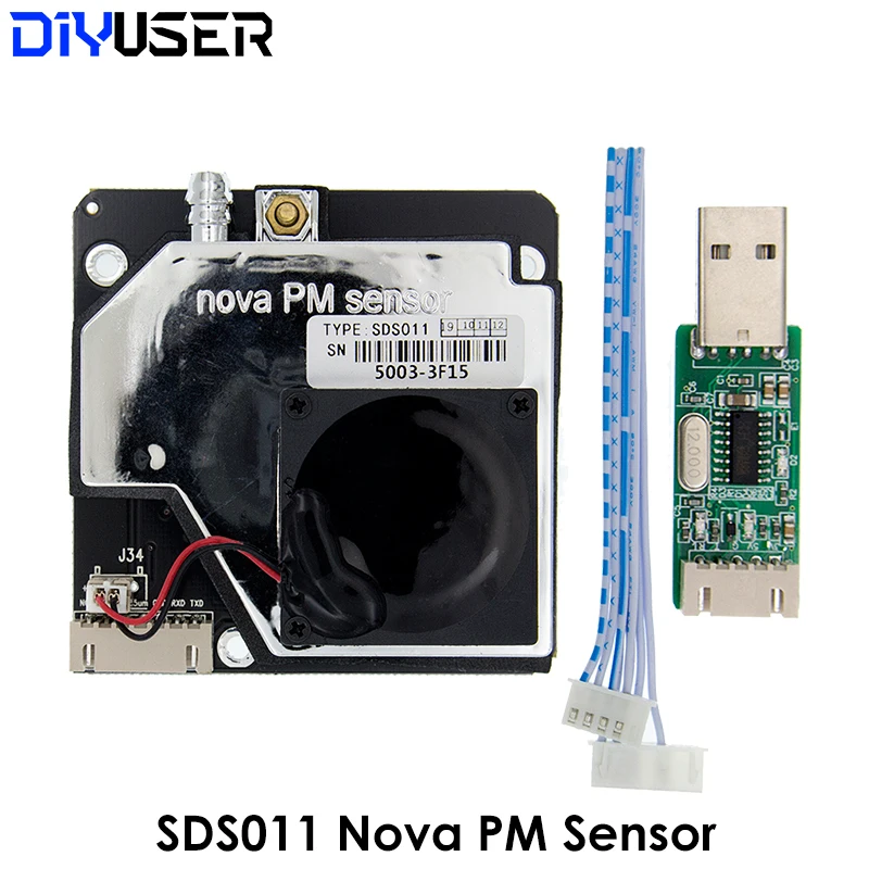 

Nova PM Sensor SDS011 High precision laser pm2.5 air quality detection sensor module Super dust dust sensors, digital output