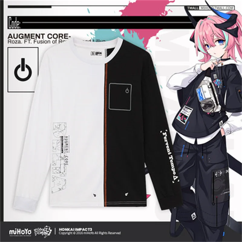 

Футболка с длинным рукавом, Аниме игра Honkai Impact 3