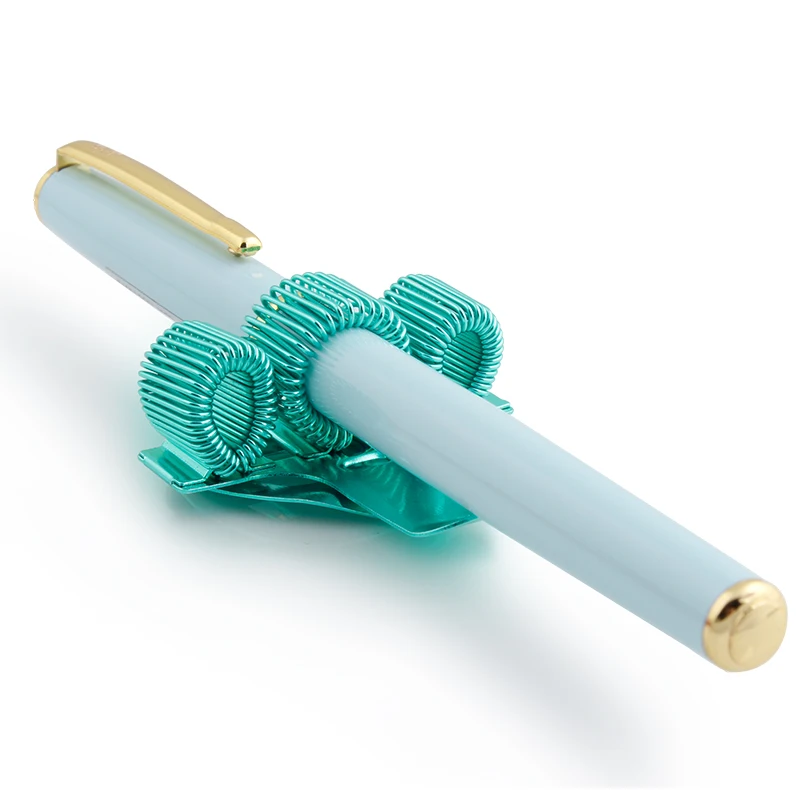 Латунный держатель для ручек ALKVISION путешественников ежедневник из воловьей кожи