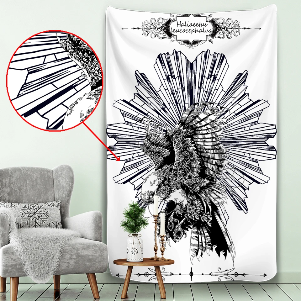 Таро ведьмахство психоделическая сцена украшение для дома МАНДАЛА ГОБЕЛЕН хиппи