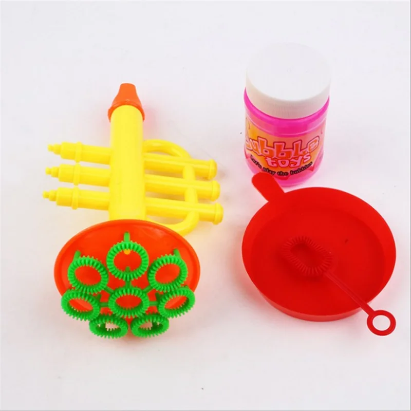 Многоголовый пузырьковый пистолет Летняя детская трубка для дуву пузырьковый аппарат пористый пистолет инерционный пузырьковый аппарат.