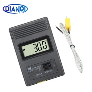 Бытовой регулятор температуры TM-902C с зондом 1 м, цифровой детектор датчик термопары 0-1300