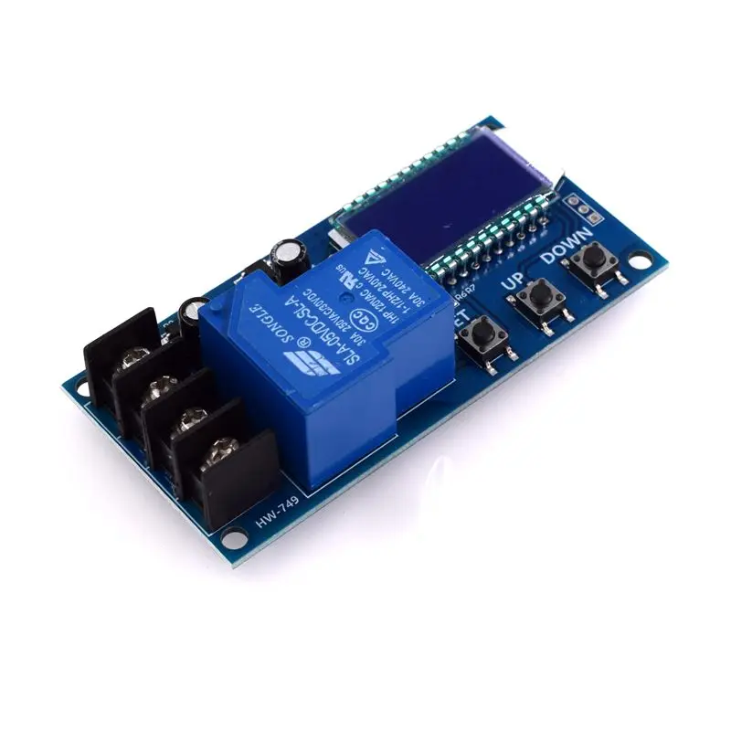 Dc 6-60V 30A Storage Battery Charging Control Module Protection Board Charger Time Switch Lcd Display Xy-L30A | Электроника
