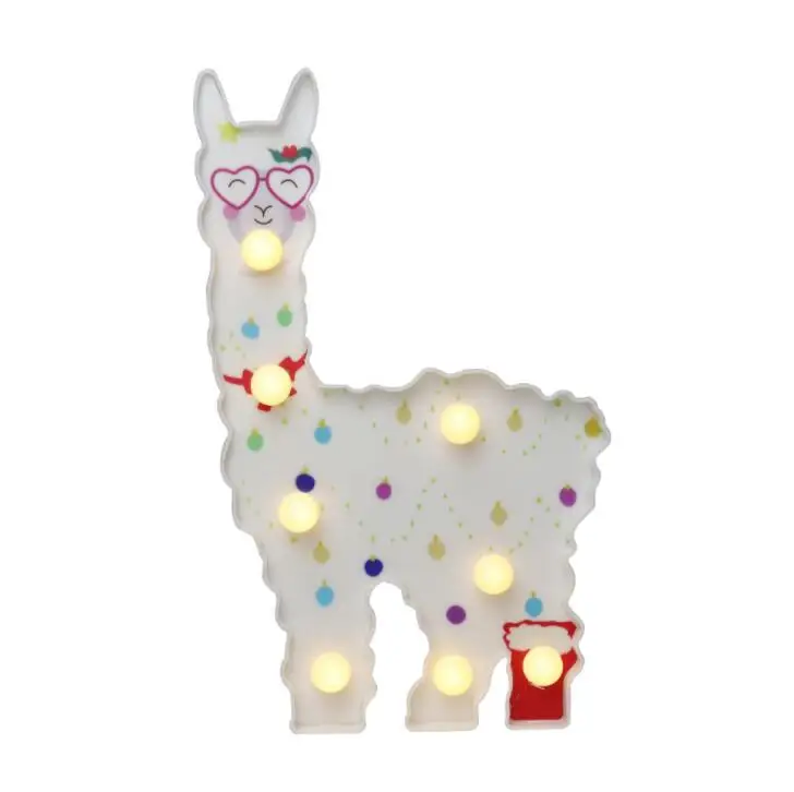 

LED Alpaca Nightlight Children's Room Bedroom Decoration Night Light