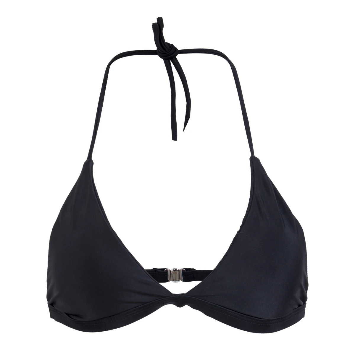 Сексуальный Женский Повседневный базовый купальник с лямкой на шее эффект пуш-ап